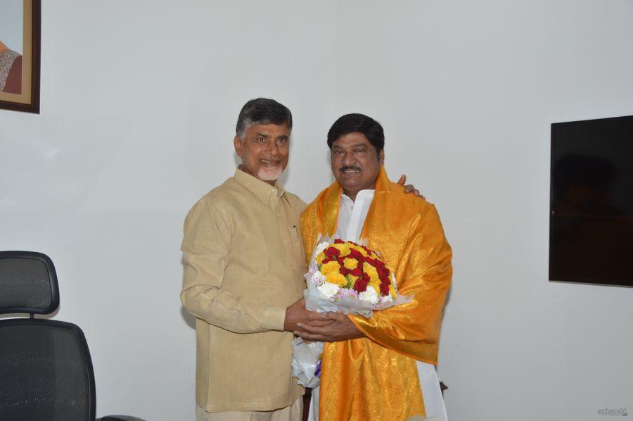 Rajendra Prasad With Chandrababu