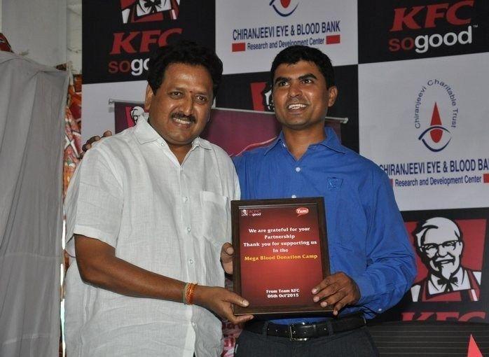 Ram Charan at KFC Employees Blood Donation Event