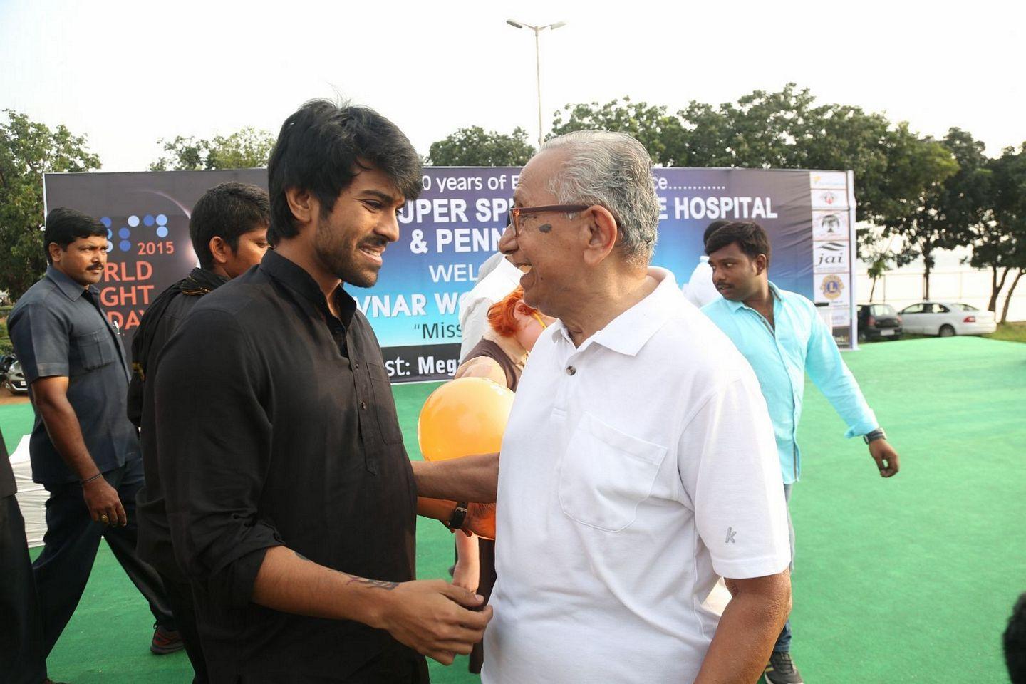 Ram Charan at World Sight Day Walk Photos