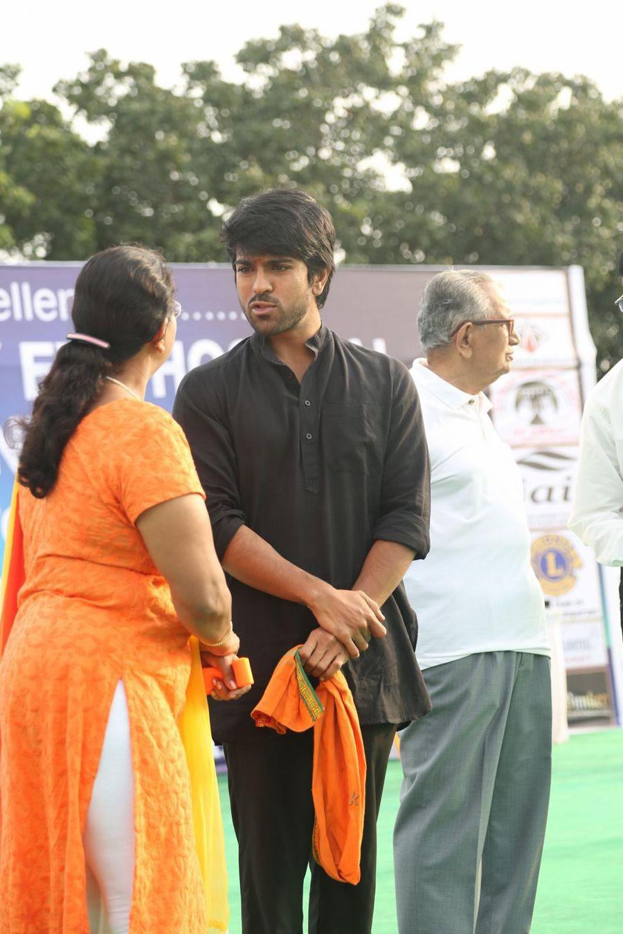 Ram Charan at World Sight Day Walk Photos