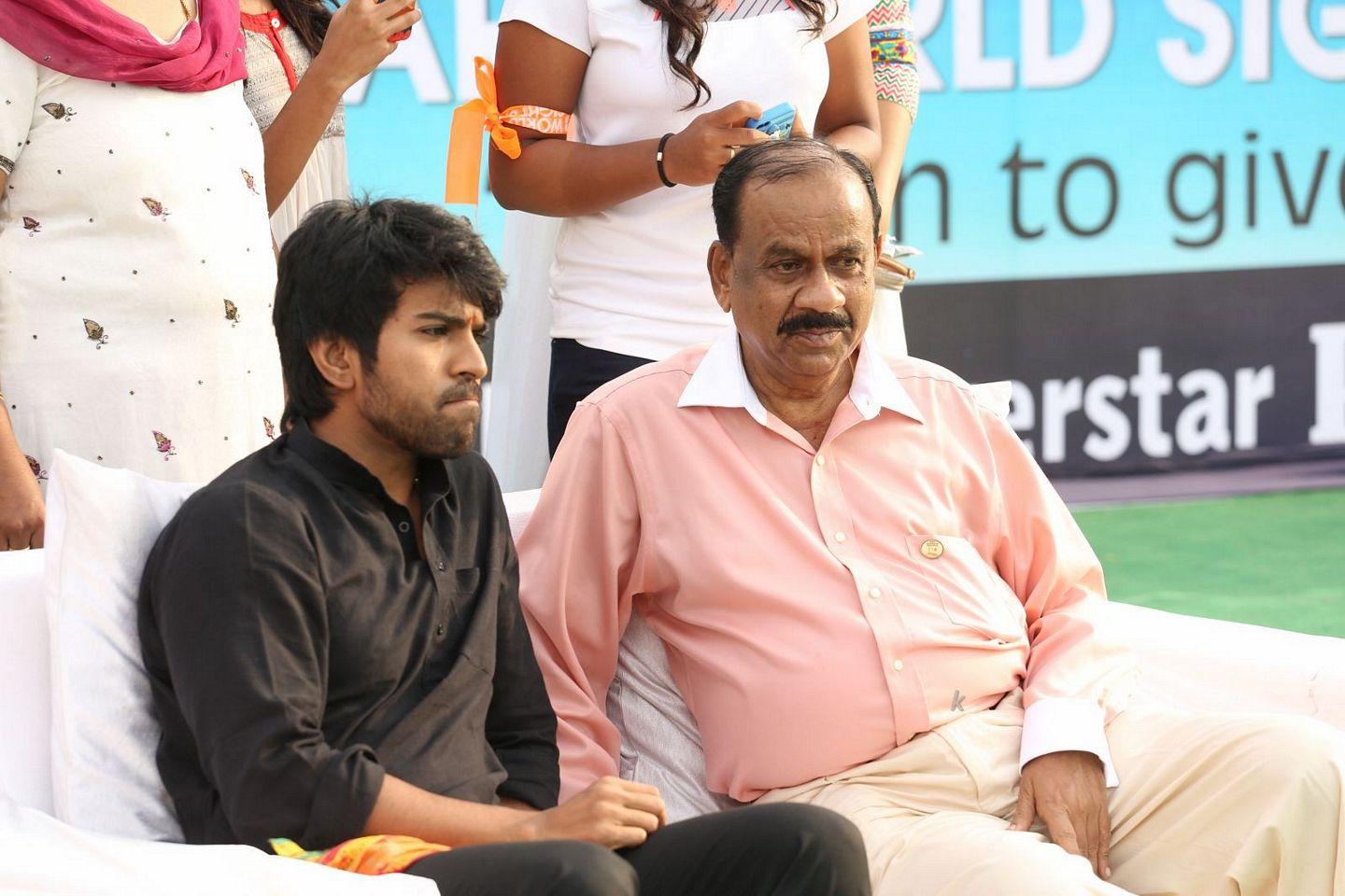 Ram Charan at World Sight Day Walk Photos