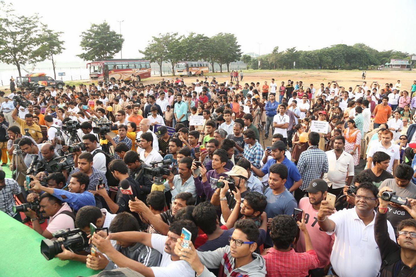 Ram Charan at World Sight Day Walk Photos