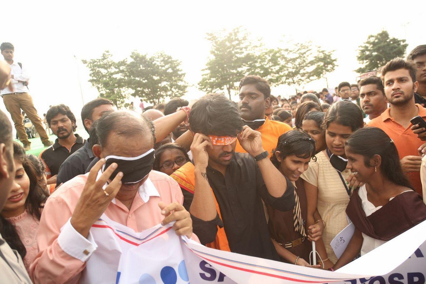 Ram Charan at World Sight Day Walk Photos