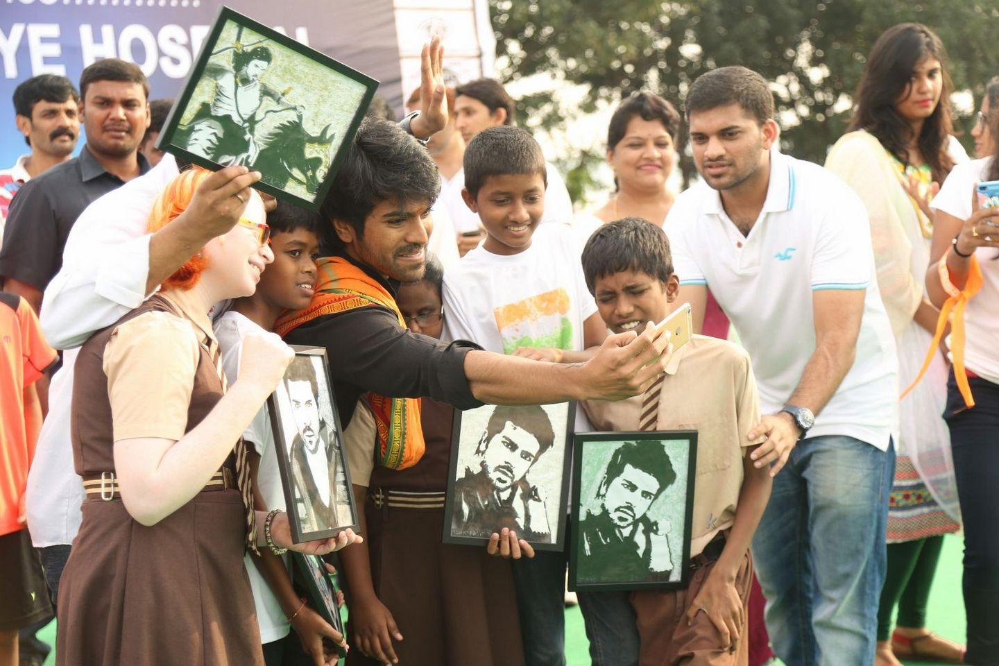 Ram Charan at World Sight Day Walk Photos