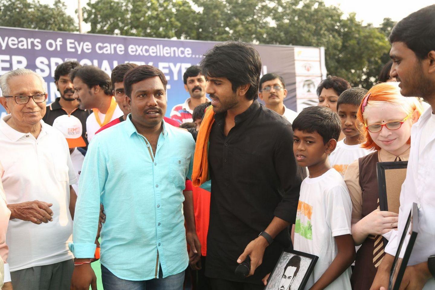 Ram Charan at World Sight Day Walk Photos