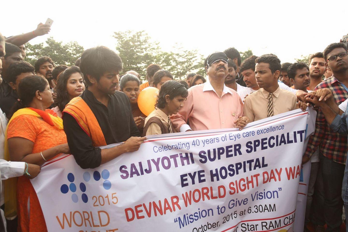 Ram Charan at World Sight Day Walk Photos