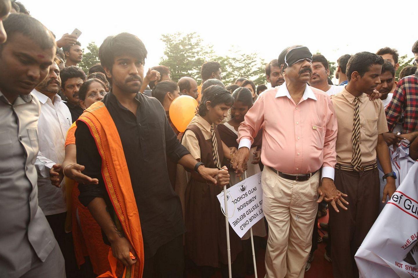 Ram Charan at World Sight Day Walk Photos