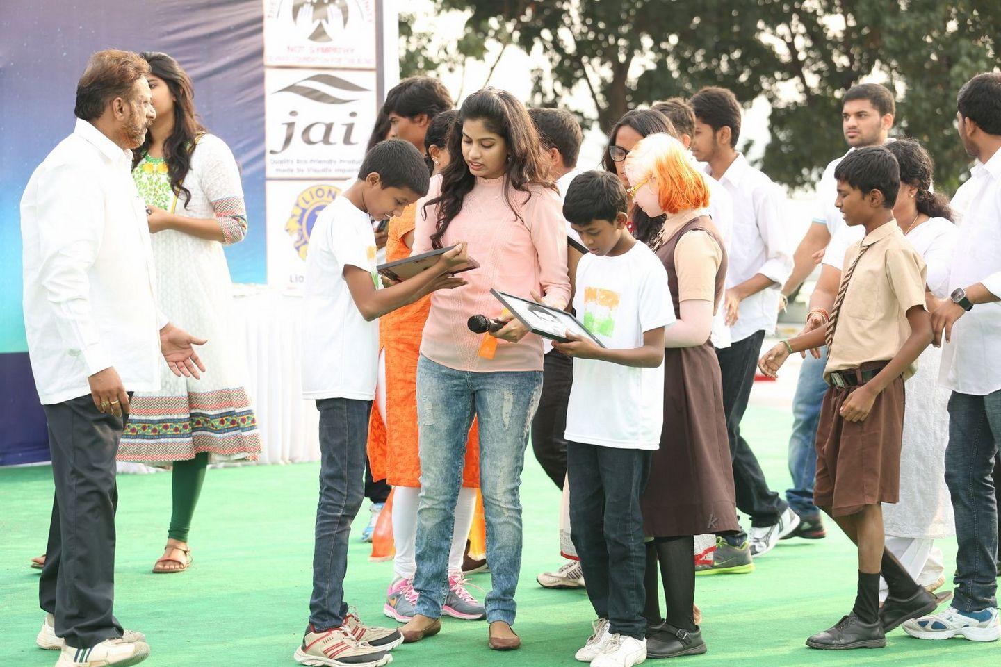 Ram Charan at World Sight Day Walk Photos