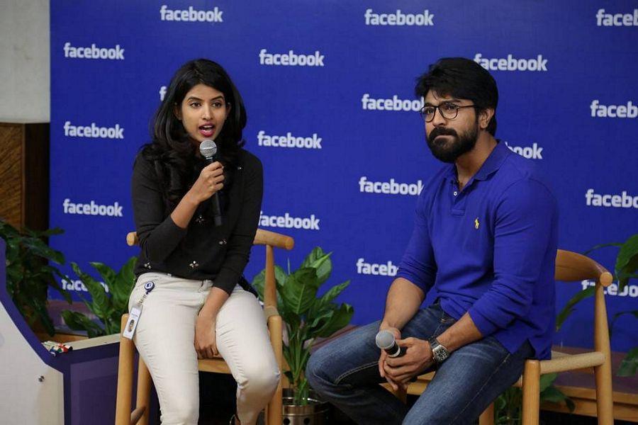 Ram Charan Stills At Hyderabad Facebook Office