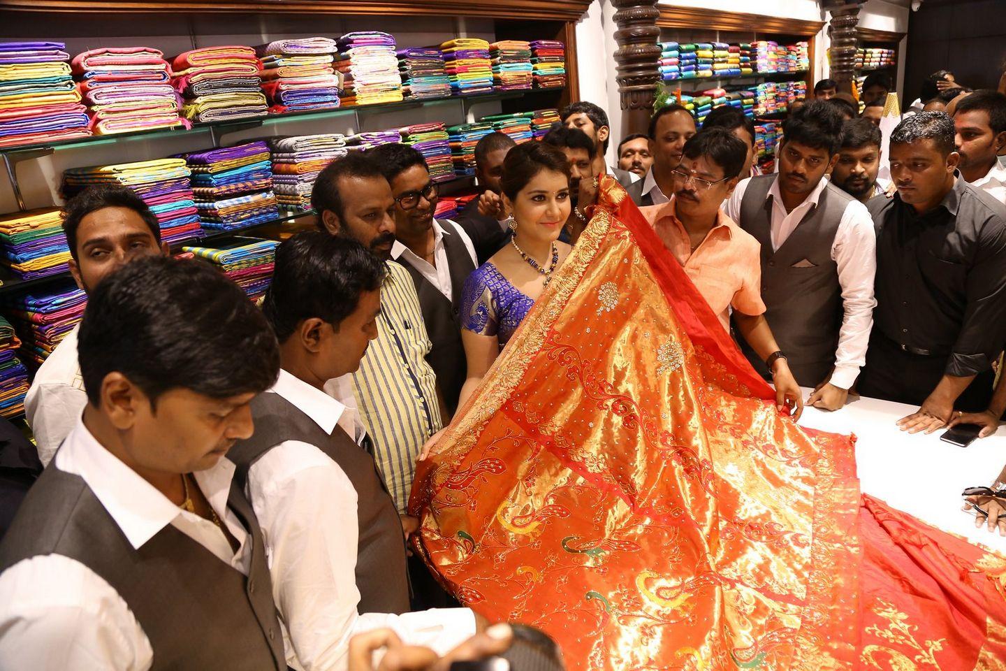 Rashi Khanna Launches Kasam Pullaiah Shopping Mall Pics