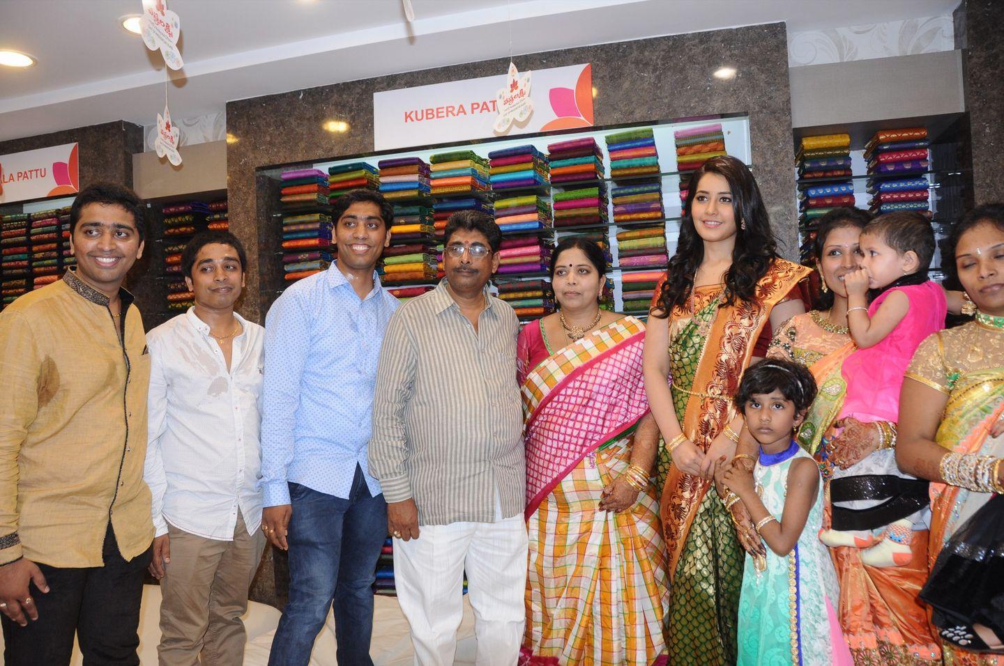 Rashi Khanna Launches Vastralakshmi Wedding Mall