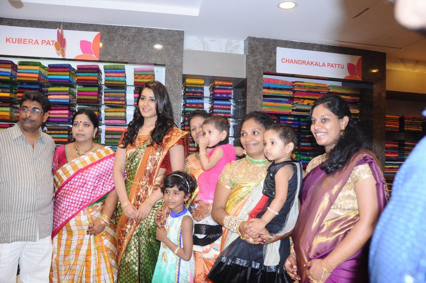 Rashi Khanna Launches Vastralakshmi Wedding Mall