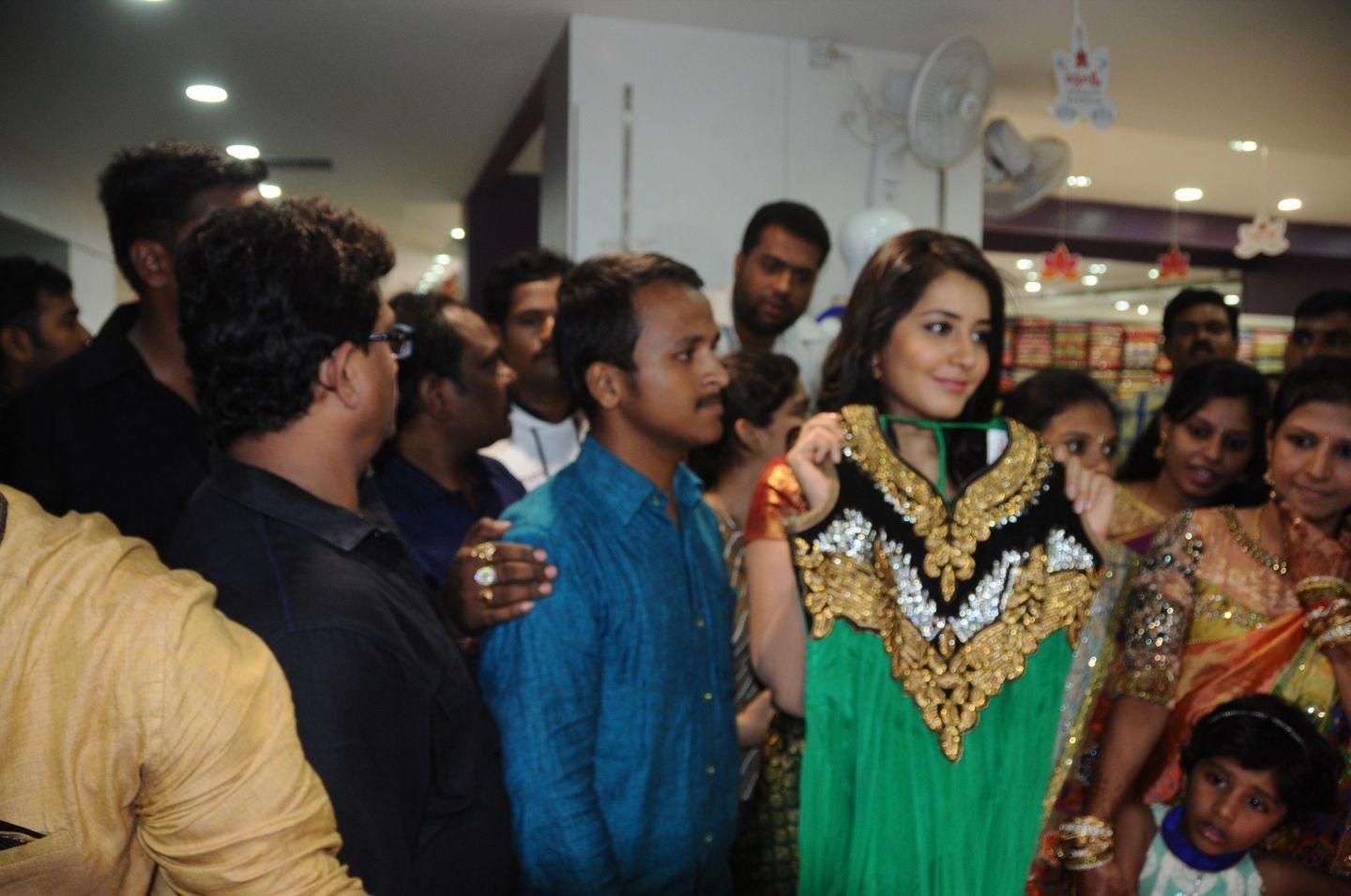 Rashi Khanna Launches Vastralakshmi Wedding Mall