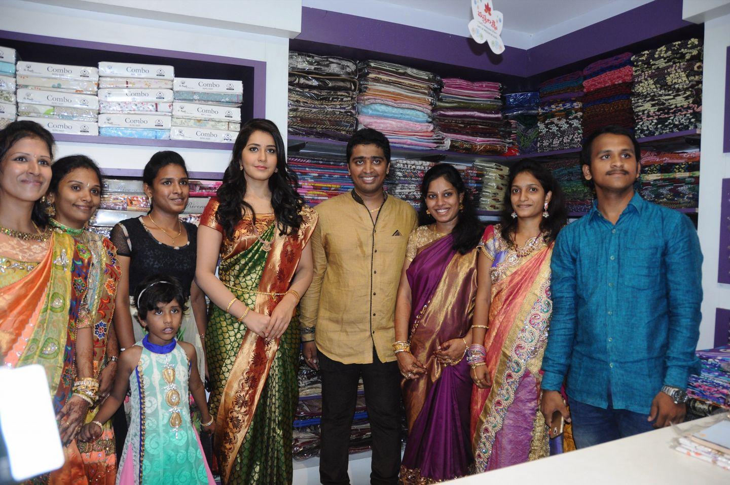 Rashi Khanna Launches Vastralakshmi Wedding Mall