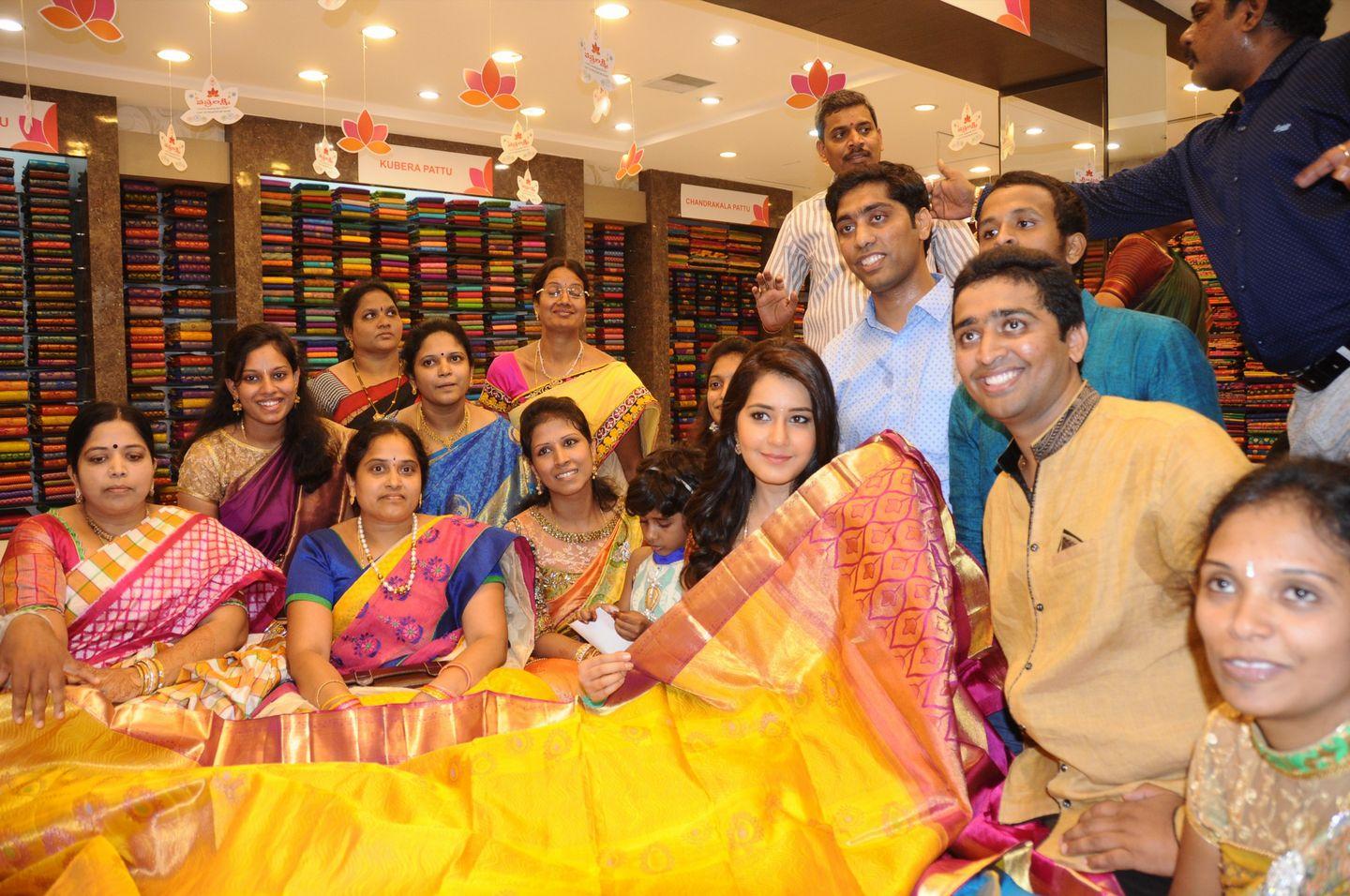 Rashi Khanna Launches Vastralakshmi Wedding Mall
