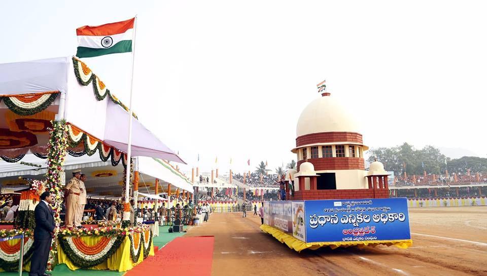 Republic day Celebrations in vijayawada