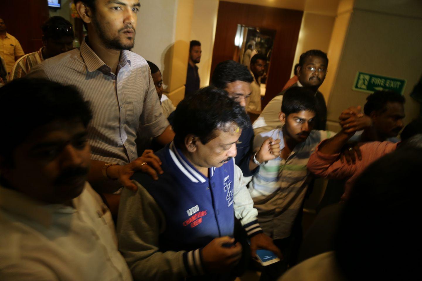 RGV in Vijayawada for Vangaveeti Photos