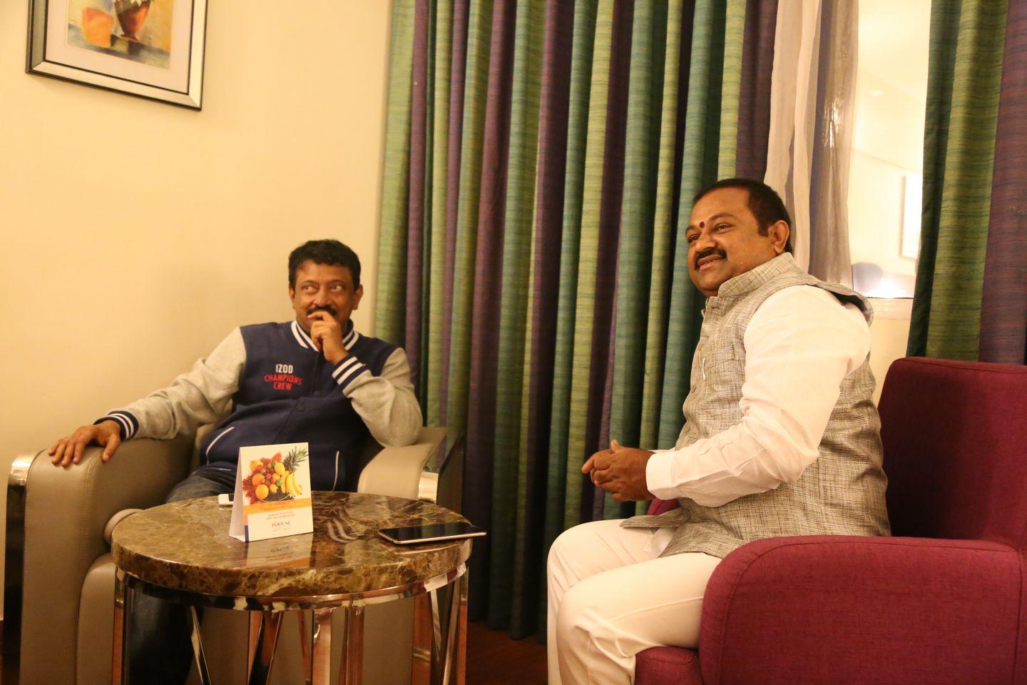 RGV in Vijayawada for Vangaveeti Photos