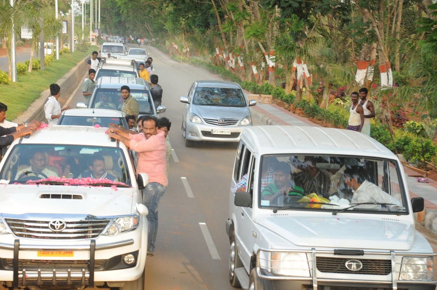 RGV in Vijayawada for Vangaveeti Photos