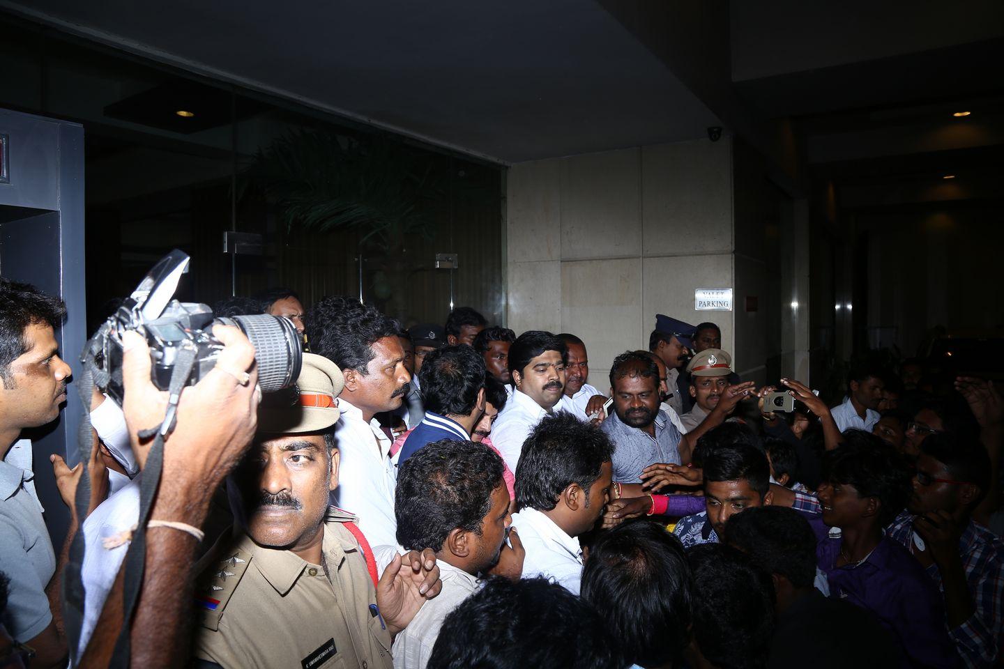 RGV in Vijayawada for Vangaveeti Photos