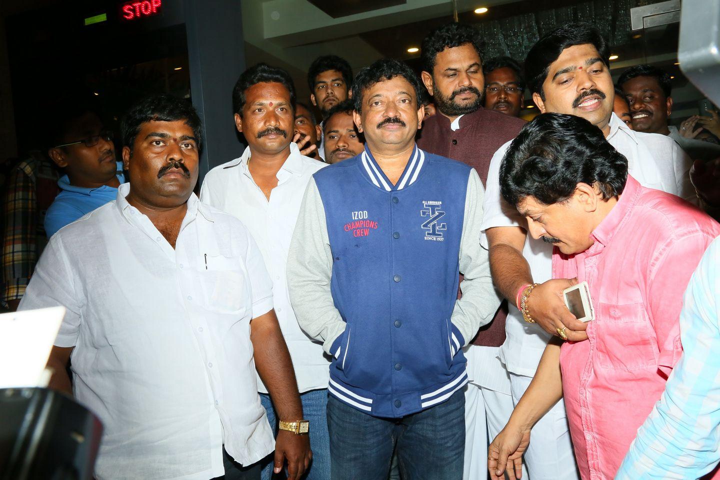 RGV in Vijayawada for Vangaveeti Photos