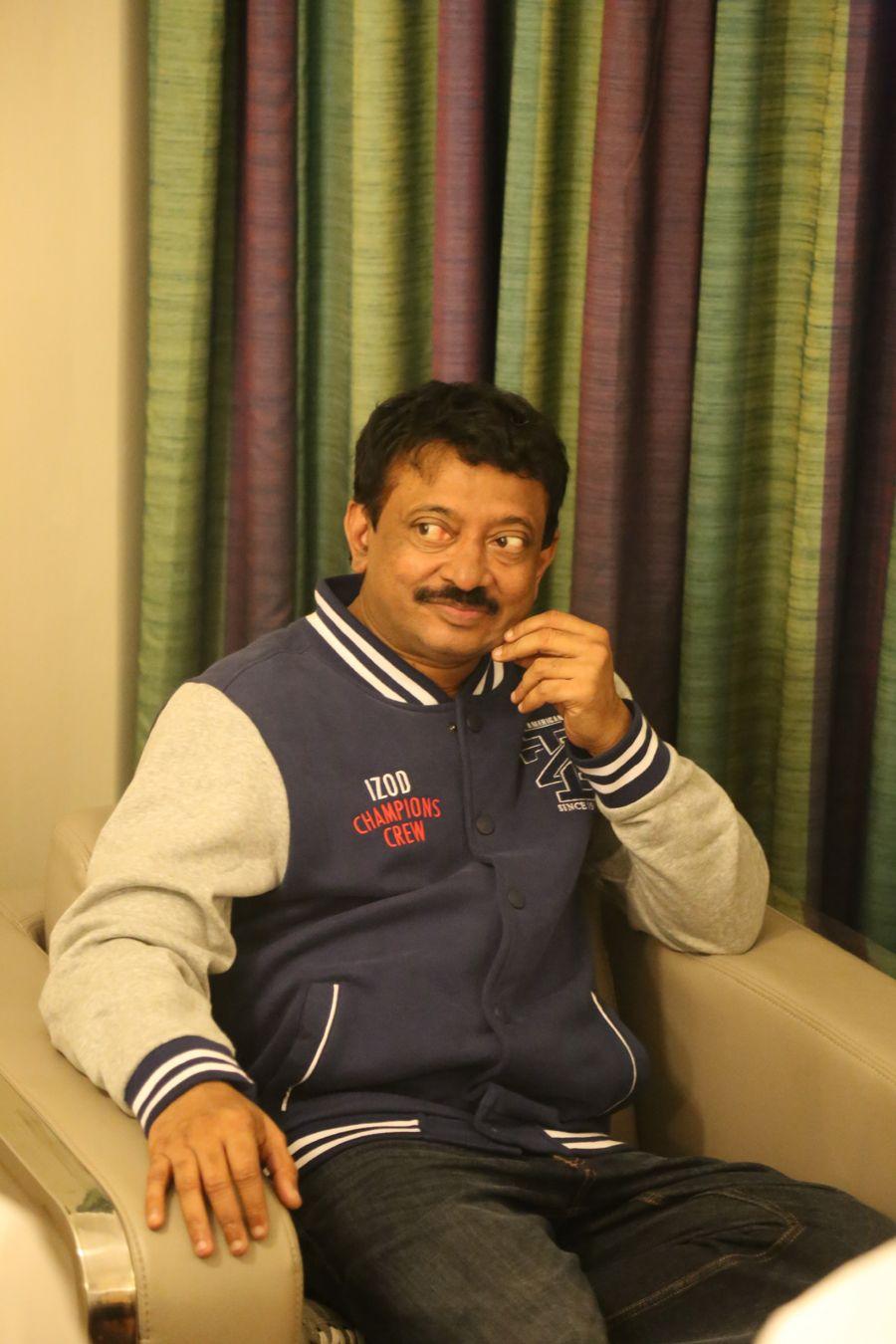 RGV in Vijayawada for Vangaveeti Photos