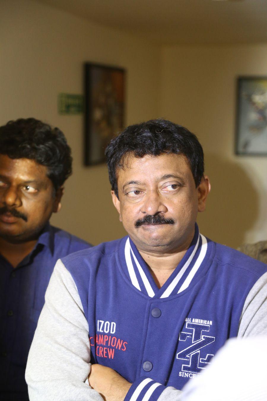 RGV in Vijayawada for Vangaveeti Photos