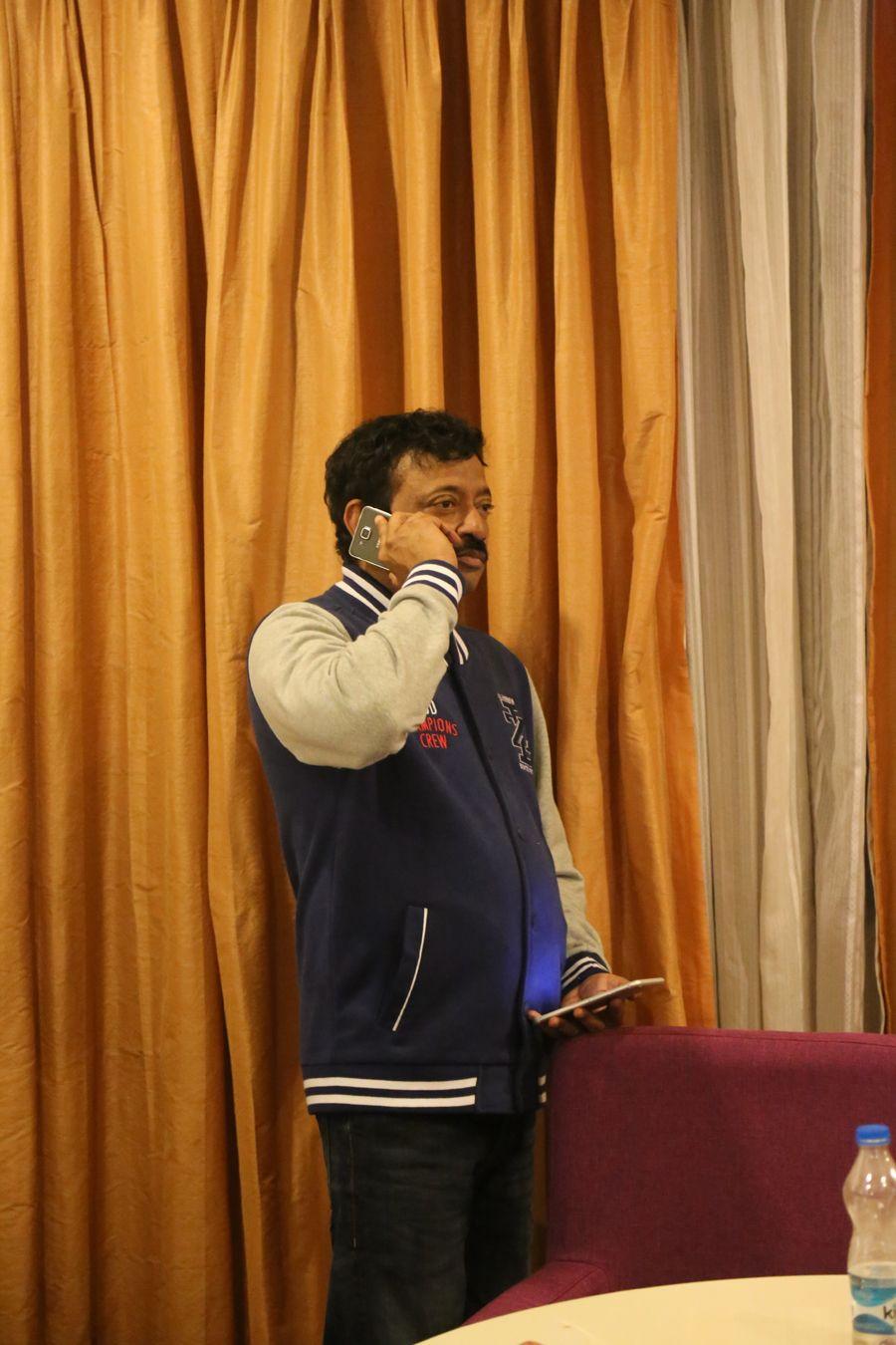 RGV in Vijayawada for Vangaveeti Photos