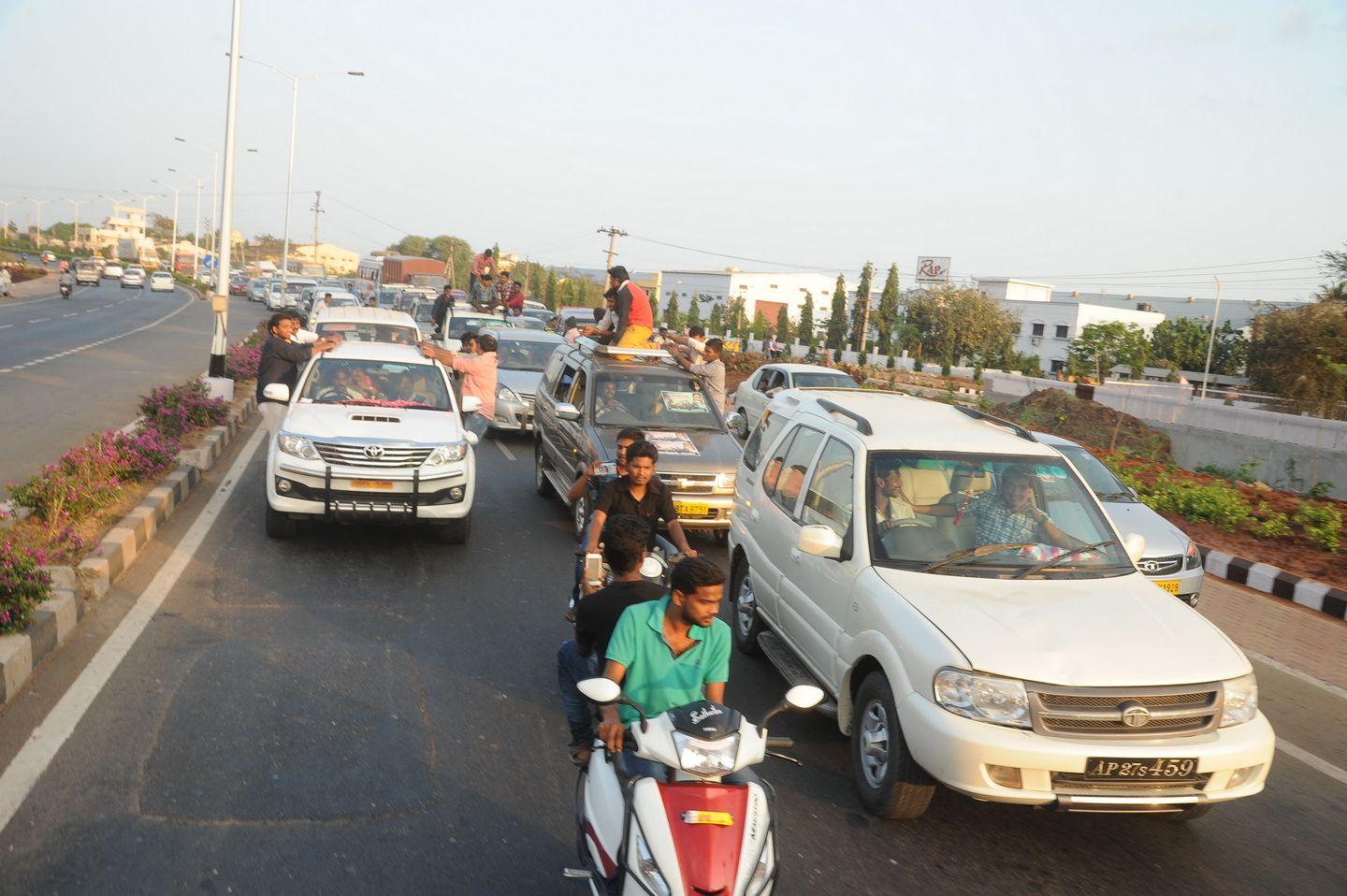 RGV in Vijayawada for Vangaveeti Photos