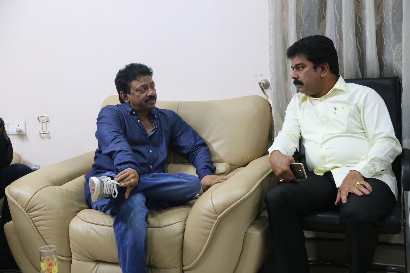 RGV Meets Devineni Nehru Photos