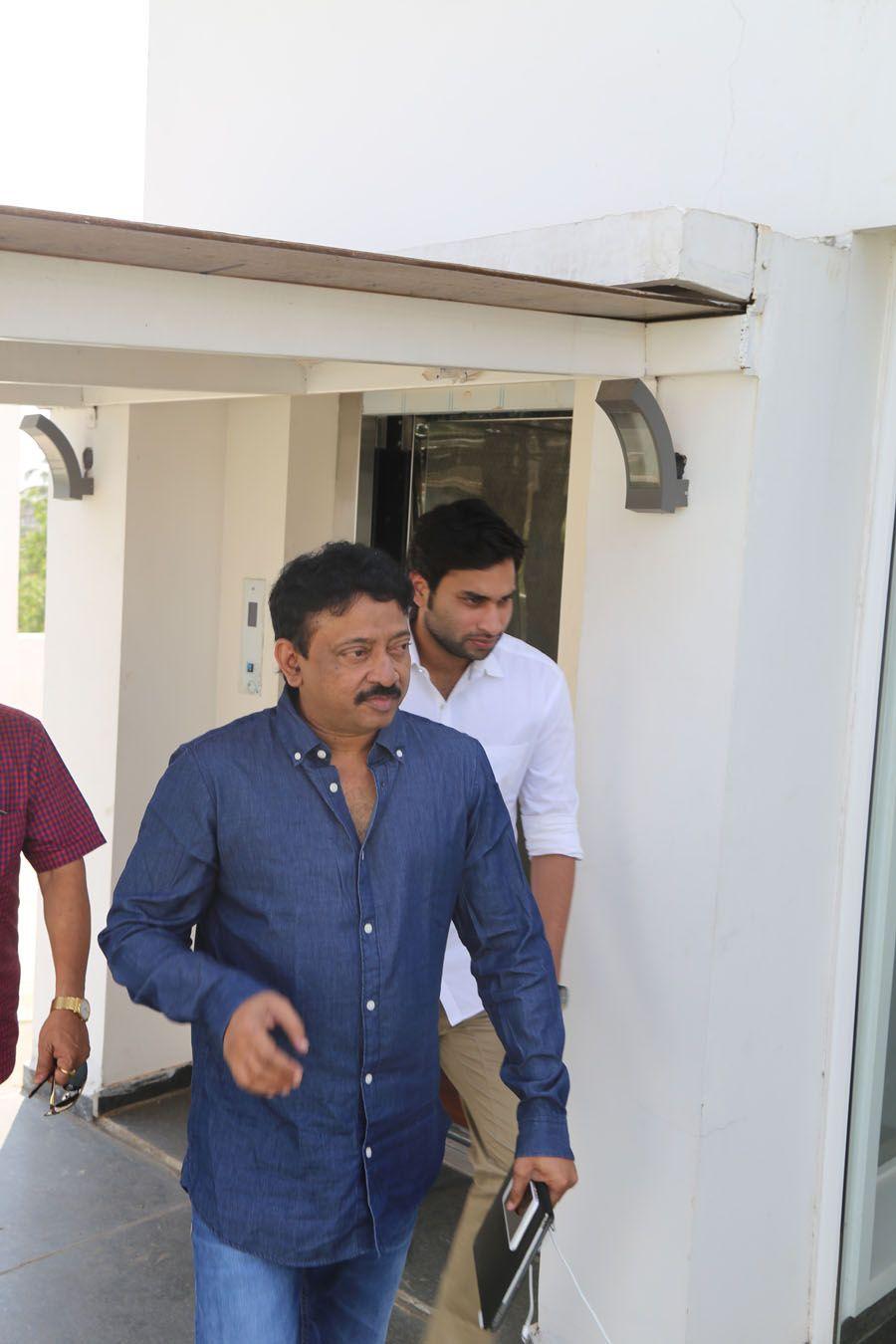 RGV Meets Devineni Nehru Photos