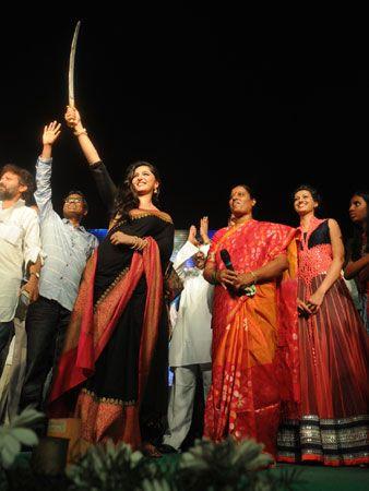 Rudhramadevi Audio Launch At Warangal Photos