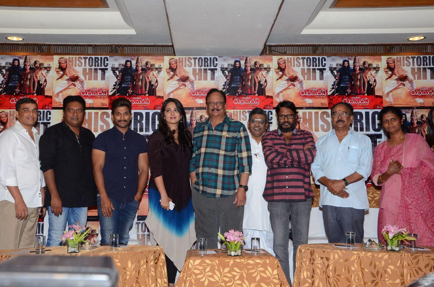 Rudhramadevi Success Meet Pics