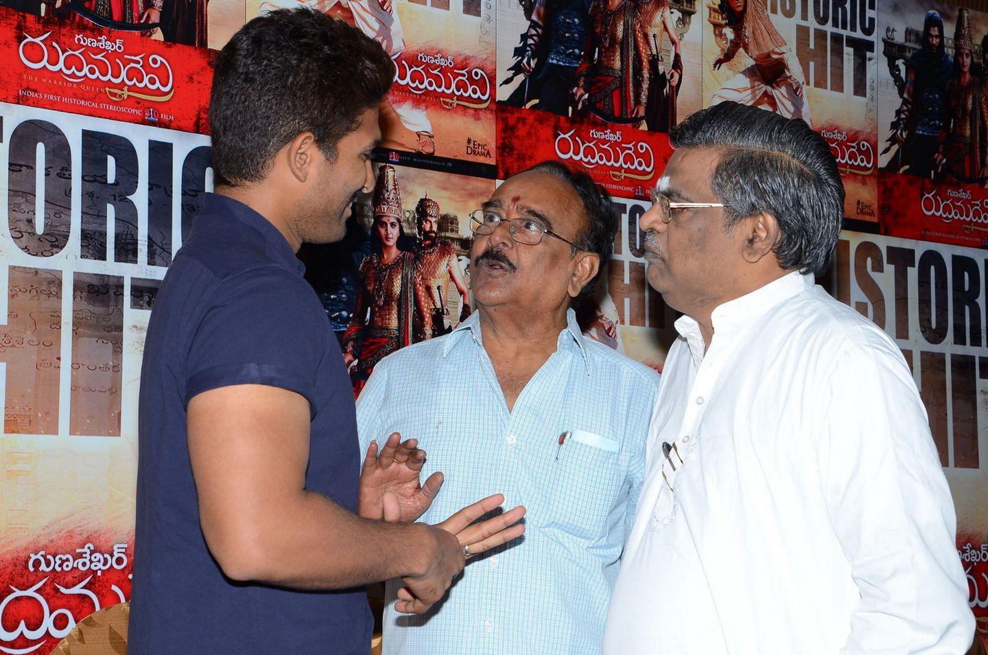 Rudhramadevi Success Meet Pics