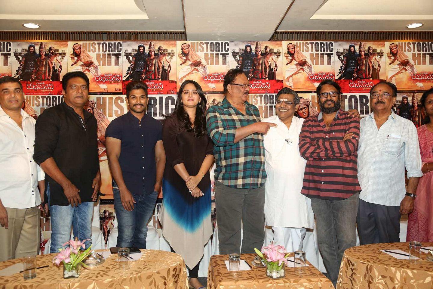 Rudhramadevi Success Meet Pics