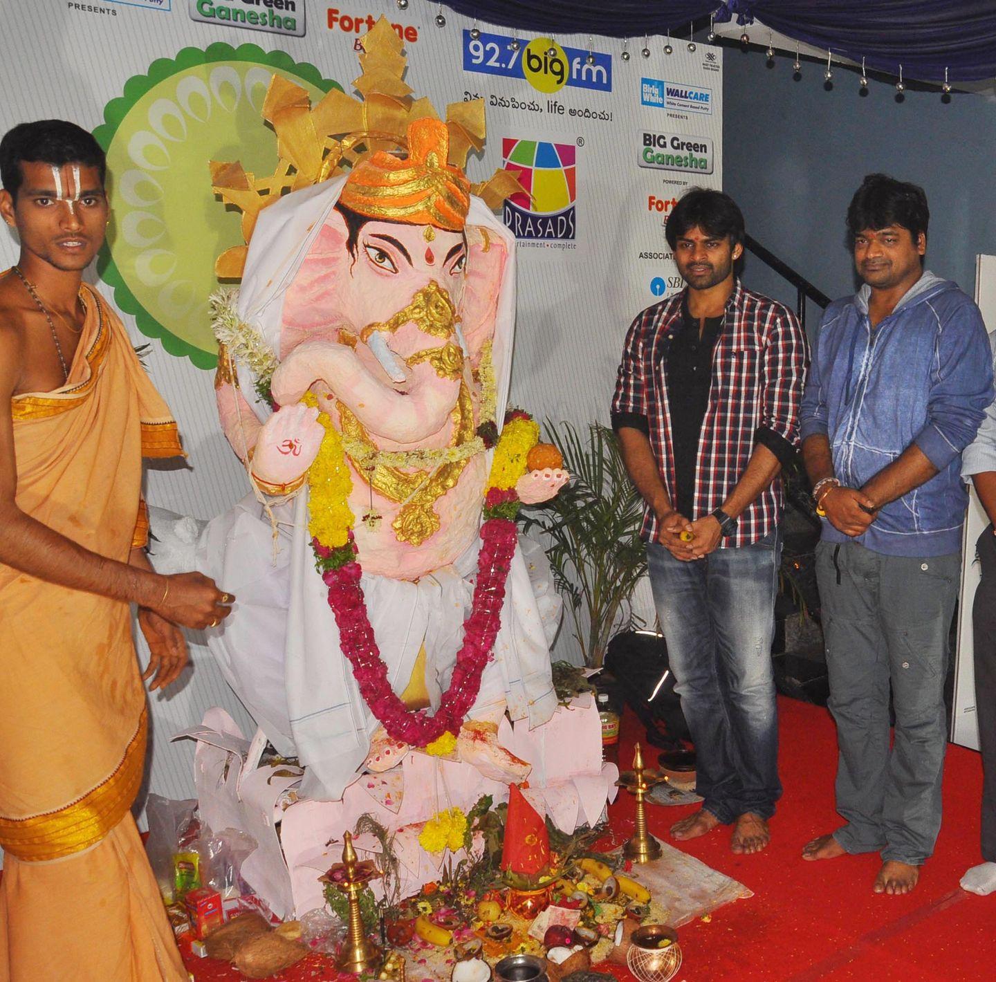 Sai Dharam Tej Performs Aarthi to 92.7 BIG FM Photos