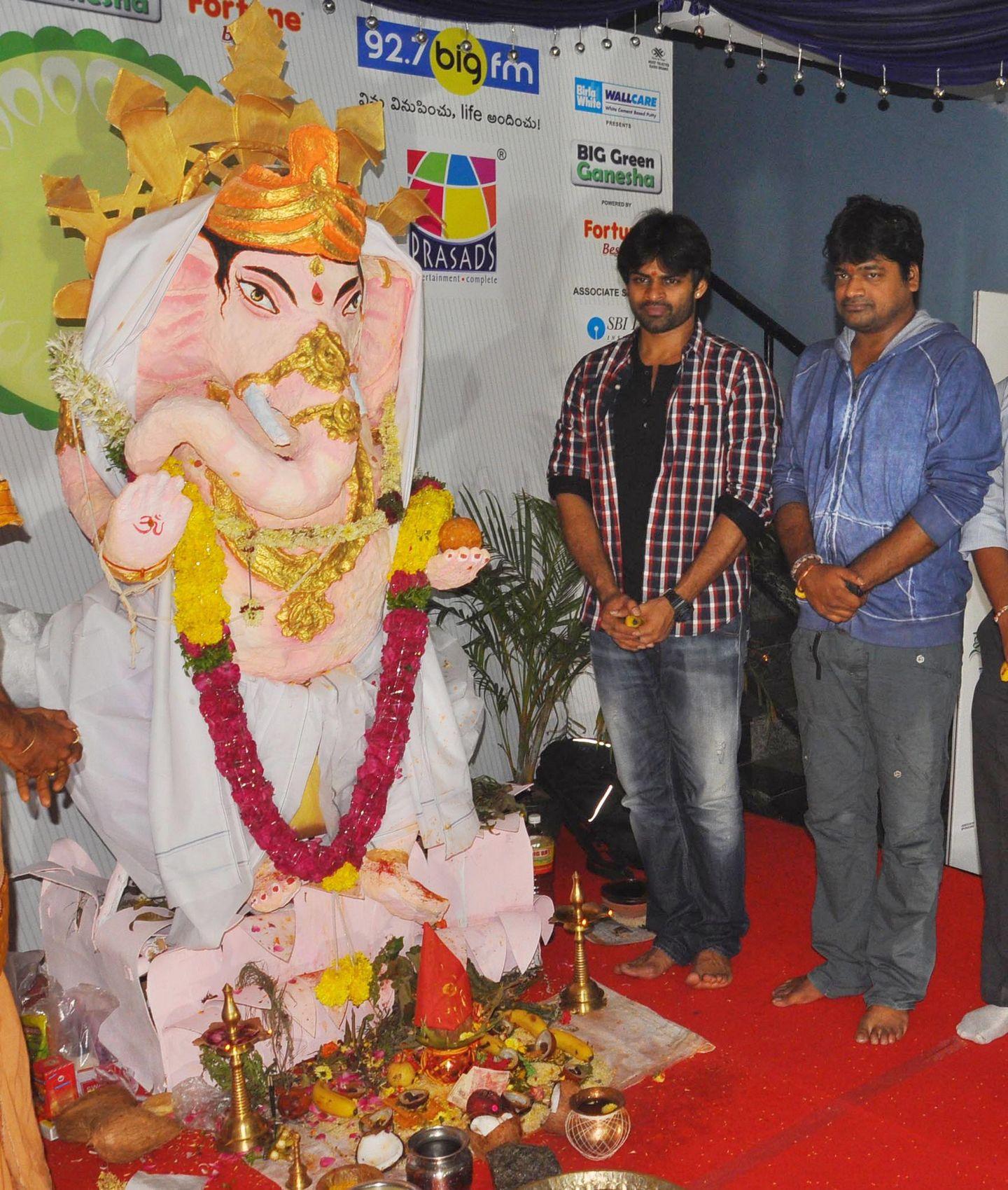 Sai Dharam Tej Performs Aarthi to 92.7 BIG FM Photos