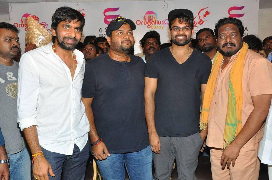 Sai Dharam Tej Stills at Orugallu Ustav Festival Poster Launch