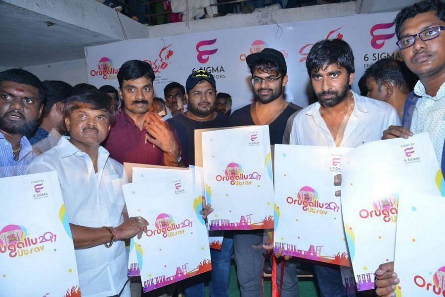 Sai Dharam Tej Stills at Orugallu Ustav Festival Poster Launch