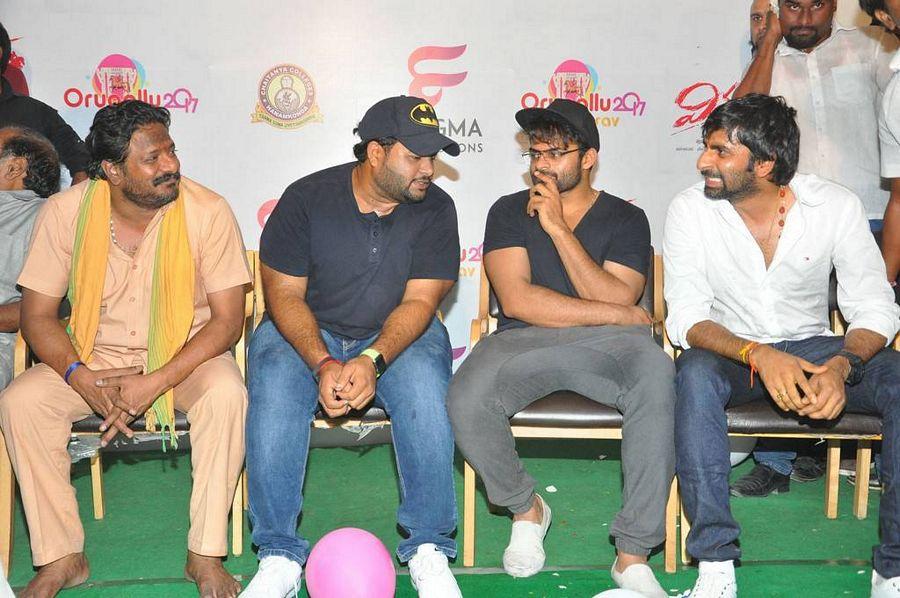 Sai Dharam Tej Stills at Orugallu Ustav Festival Poster Launch
