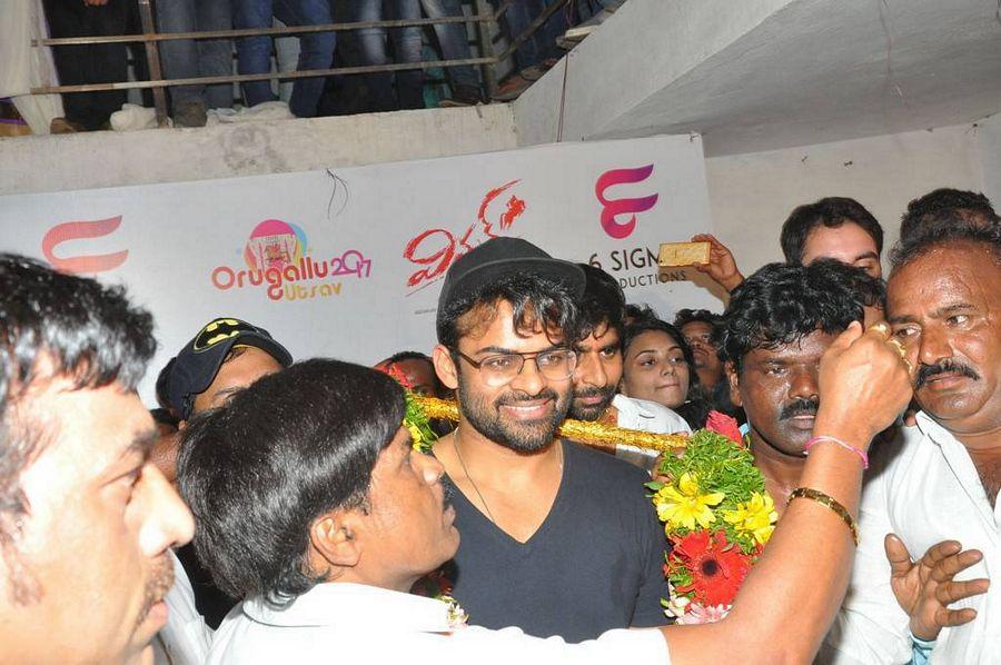 Sai Dharam Tej Stills at Orugallu Ustav Festival Poster Launch