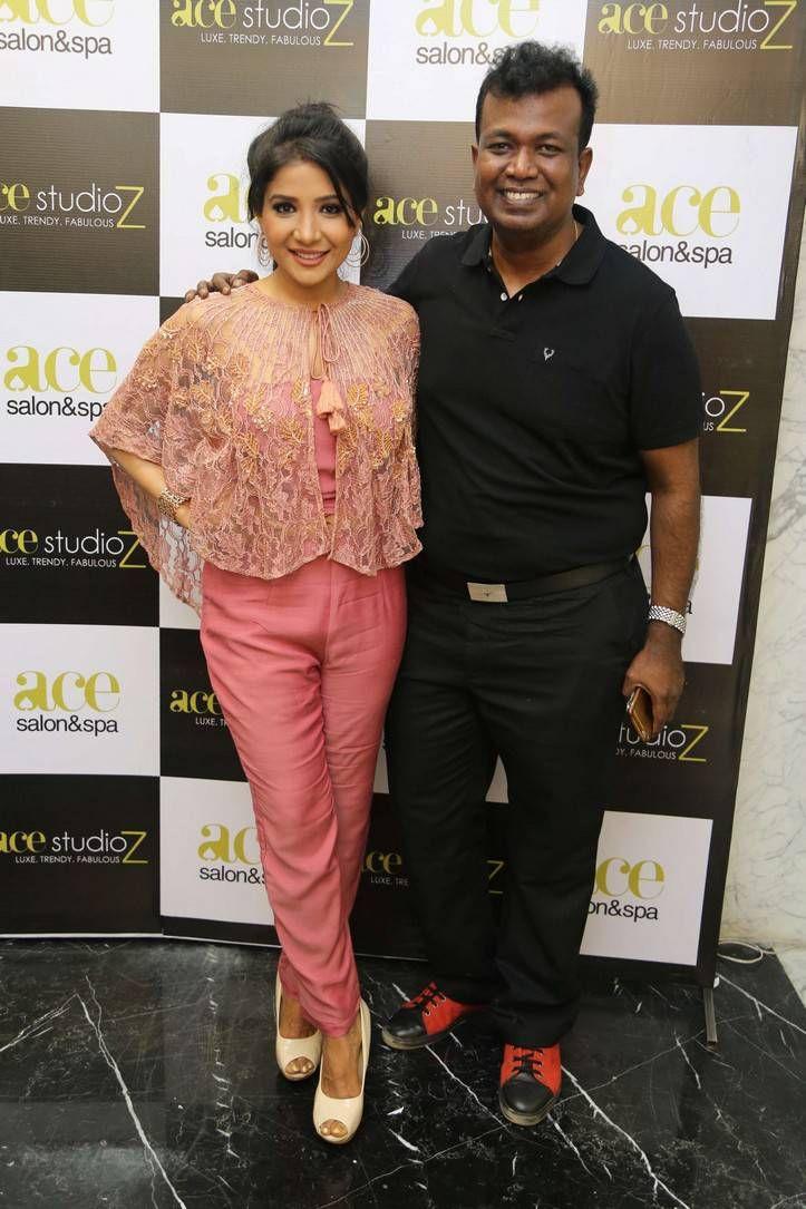 Sakshi Agarwal Stills At Ace Studioz Salon & Spa Launch