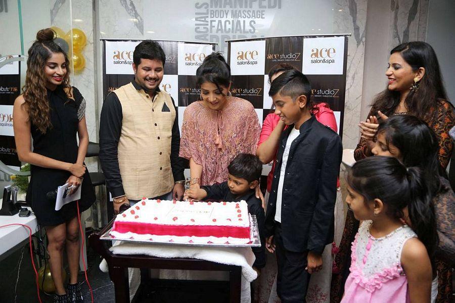 Sakshi Agarwal Stills At Ace Studioz Salon & Spa Launch