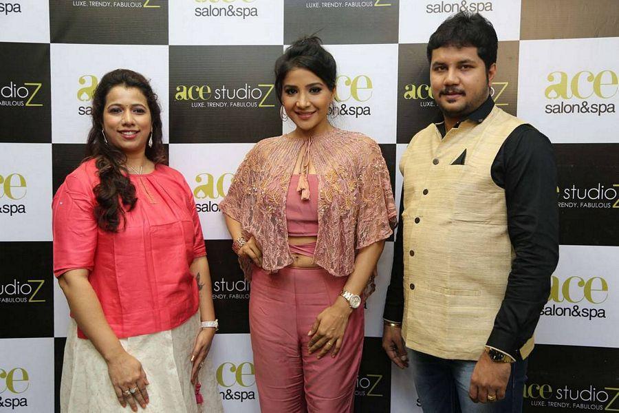 Sakshi Agarwal Stills At Ace Studioz Salon & Spa Launch