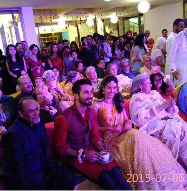 Shahid Kapoor Wedding Sangeet Photos