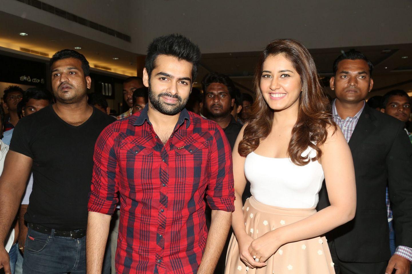 Shivam Movie Promotion in Hyderabad