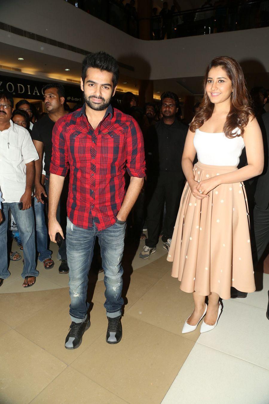 Shivam Movie Promotion in Hyderabad