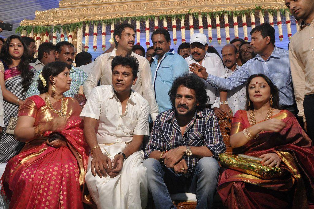 Shivaraj Kumar Daughter Marriage Photos