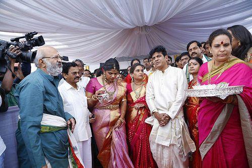 Shivaraj Kumar Daughter Marriage Photos