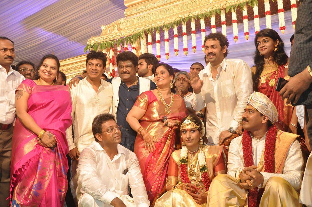 Shivaraj Kumar Daughter Marriage Photos